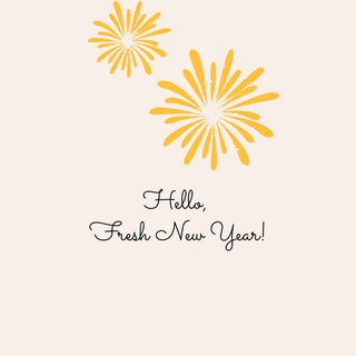 New Year cute and preppy wallpaper