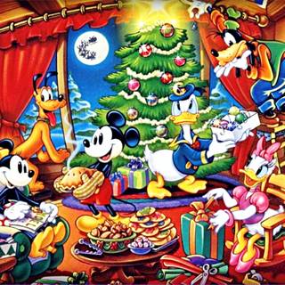 Christmas Disney desktop wallpaper