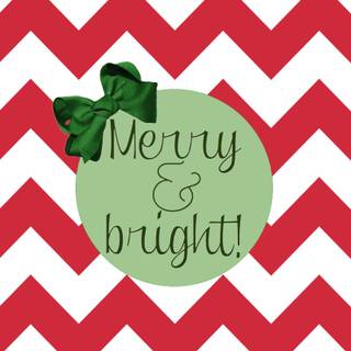 Red preppy Christmas wallpaper