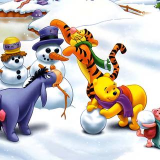 Christmas Disney desktop wallpaper