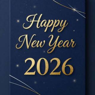 New Year 2026 cards wallpaper