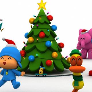 Pocoyo Christmas wallpaper