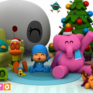 Pocoyo Christmas wallpaper