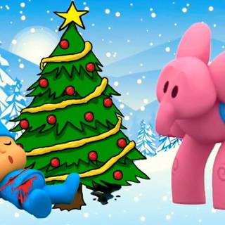 Pocoyo Christmas wallpaper