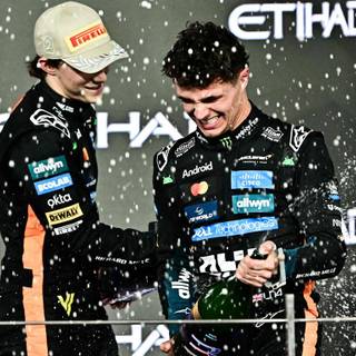 Lando Norris Abu Dhabi 2025 wallpaper