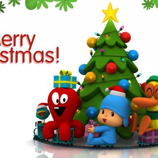 Pocoyo Christmas wallpaper