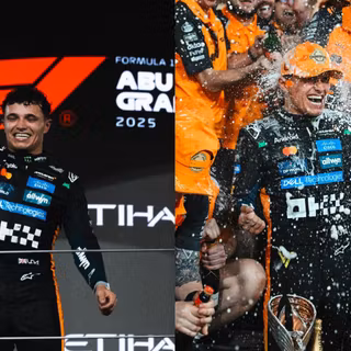 Lando Norris Abu Dhabi 2025 wallpaper