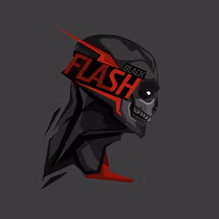 Comic Black Flash wallpaper