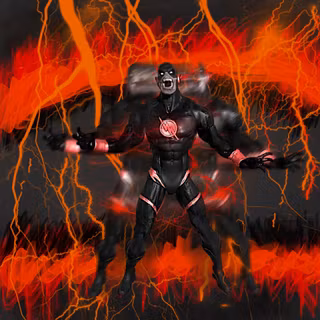 Comic Black Flash wallpaper