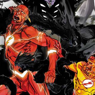 Comic Black Flash wallpaper