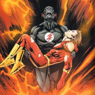 Comic Black Flash wallpaper