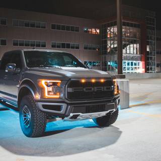 Neon Ford F-150 wallpaper
