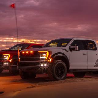Neon Ford F-150 wallpaper