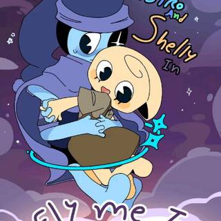 Shelly x Astro wallpaper