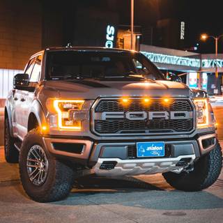 Neon Ford F-150 wallpaper