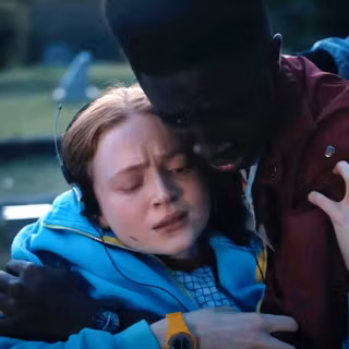 Lucas and Max Stranger Things wallpaper