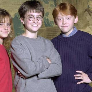 Harry Potter Ron and Hermione wallpaper