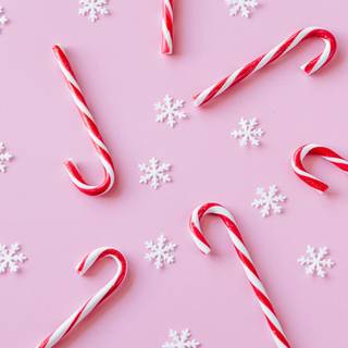 Candy cane wallpaper