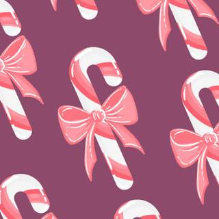 Candy cane wallpaper