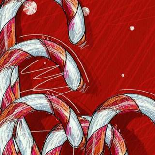 Candy cane wallpaper