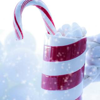 Candy cane wallpaper