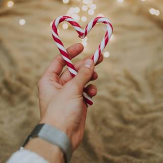 Candy cane wallpaper