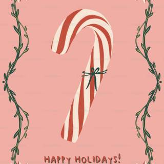 Candy cane wallpaper
