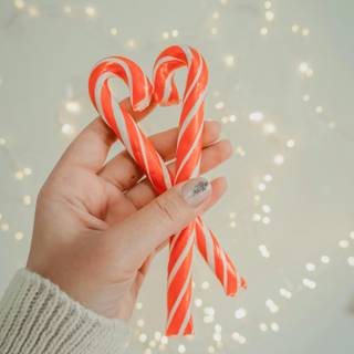 Candy cane wallpaper