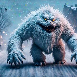 The Abominable Snowman wallpaper