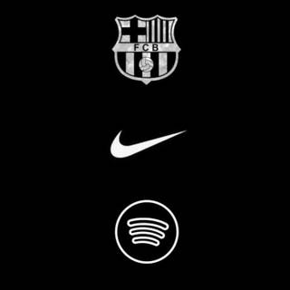 FC Barcelona black wallpaper