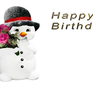 Winter birthday wallpaper