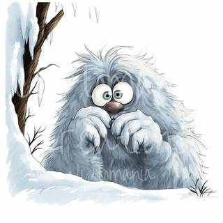 The Abominable Snowman wallpaper