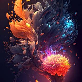 AI abstract wallpaper