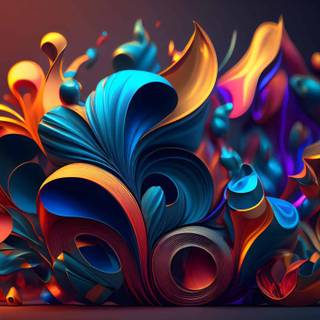 AI abstract wallpaper