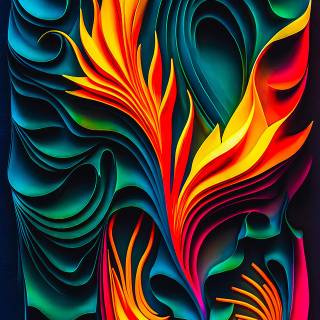 AI abstract wallpaper