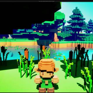 Cube World wallpaper