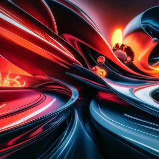 AI abstract wallpaper