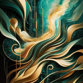 AI abstract wallpaper