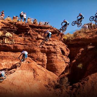 Mountain biker wallpaper