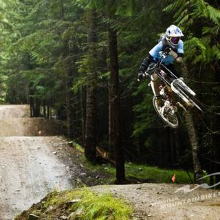 Mountain biker wallpaper