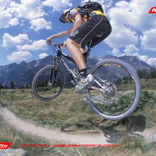 Mountain biker wallpaper