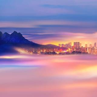 Night city laptop wallpaper