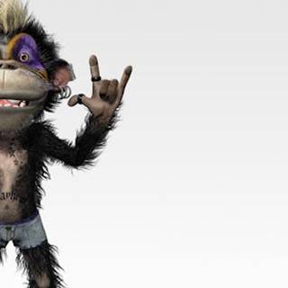 Scary monkey wallpaper