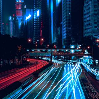 Night city laptop wallpaper