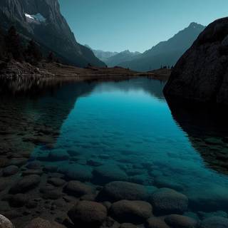 Glass effect wallpaper