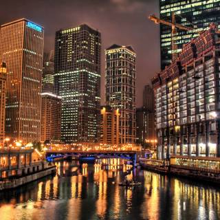 Night city laptop wallpaper