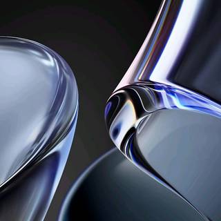 Glass effect wallpaper