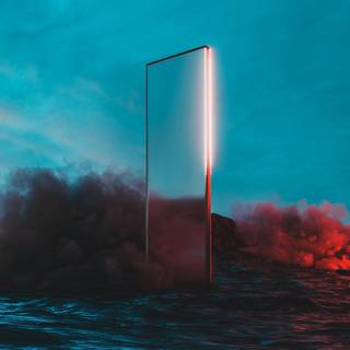 Glass effect wallpaper