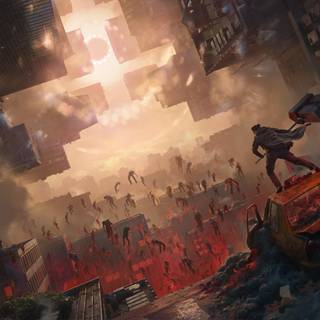 CONTROL Resonant wallpaper