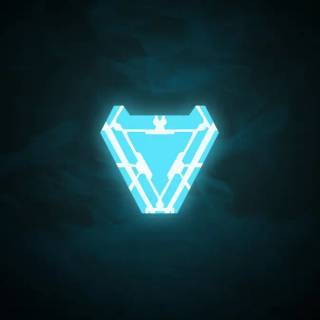 Iron Man logo phone wallpaper